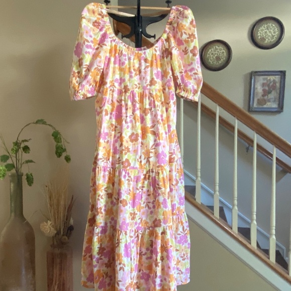 Billabong Endless Shore Floral Maxi Dress Size Medium - Picture 4 of 16